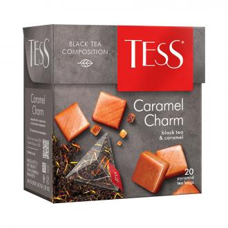 Чай черный Tess Caramel Sharm, 20 х 1,8 г, пирамидки - Officedom (1)