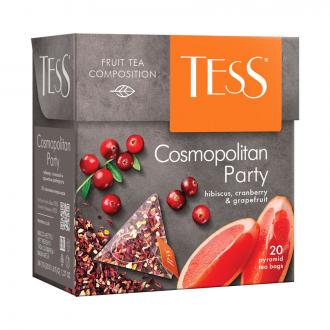 Чай травяной Tess Cosmopolitan Party, 20 х 2 г, пирамидки - Officedom (1)