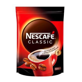 Кофе растворимый Nescafe Classic, 320г, пакет - Officedom (1)