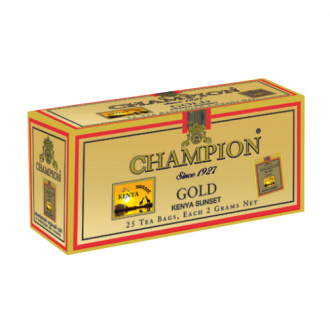 Чай черный Champion Kenya Sunset, 25 х 2 г, пакетированный - Officedom (1)