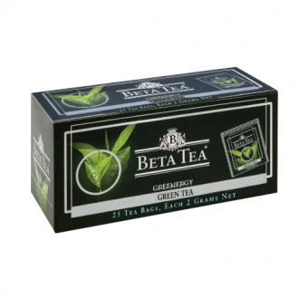 Чай зеленый Beta Green Tea, 25 х 2 г, пакетированный - Officedom (1)