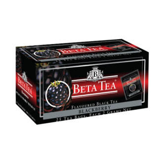 Чай черный Beta Tea Blackberry Ежевика, 25х2г, пакетированный - Officedom (1)