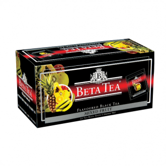 Чай черный Beta Tea Mixed Fruit Фруктовый микс, 25х2г, пакетированный - Officedom (1)