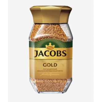 Кофе растворимый Jacobs Gold, 95 г, стеклянная банка - Officedom (1)