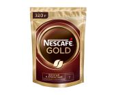 Кофе растворимый Nescafe Gold, 320г, пакет | OfficeDom.kz