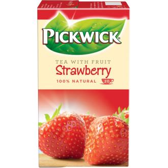 Чай черный Pickwick Strawberry с клубникой, пакетированный, 20 пак. - Officedom (1)