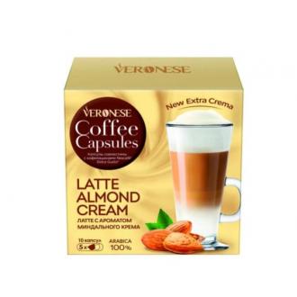 Кофе в капсулах Veronese Latte Almond Cream, для Dolce Gusto, 10 шт - Officedom (1)