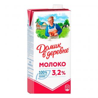Молоко Домик в деревне, 3,2% жирности, 925мл - Officedom (1)