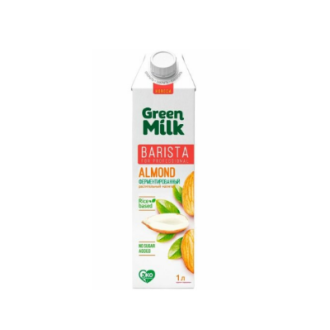 Напиток на рисовой основе Green Milk Professional Миндаль, 1 л - Officedom (1)