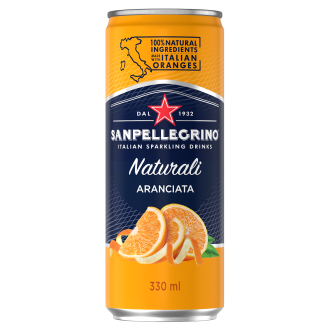 Напиток San Pellegrino Aranciata, апельсин, 0,33 л, ж/<wbr>б - Officedom (1)