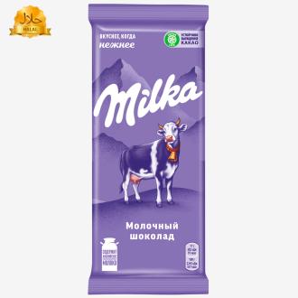 Шоколад плиточный Milka молочный, 90 г - Officedom (1)