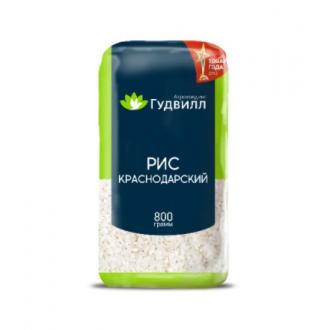 Рис краснодарский Гудвилл, мягкая упаковка, 800 г - Officedom (1)