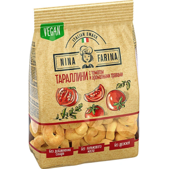 Тараллини Nina Farina с томатом и ароматными травами, 180 г - Officedom (1)