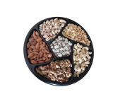 Набор орехов (арахис в кунжуте, миндаль, арахис соленый, фисташки, кешью, грецкий орех), 700г | OfficeDom.kz