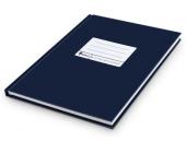 Книга учета А4, матовая обл. твердый переплет, 96 л., клетка, синяя | OfficeDom.kz