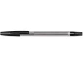Ручка шариковая в прозр. корп. 0,7 мм, черный | OfficeDom.kz