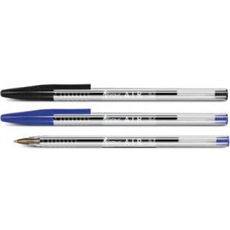 Ручка шариковая AIR в прозр. корп. 0,7 мм, черный - Officedom (1)