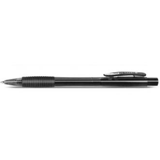 Ручка шар. автомат. Forpus Clicker, 0,7мм, черный - Officedom (1)