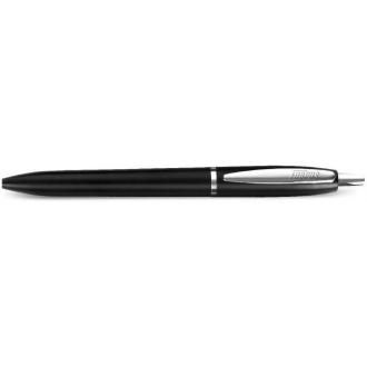 Ручка шар. автомат. Forpus Kabinett, 0,7мм, метал. клип., корпус черный, черный - Officedom (1)