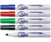 Набор маркеров для доски, 1-3 мм, 4 цв | OfficeDom.kz