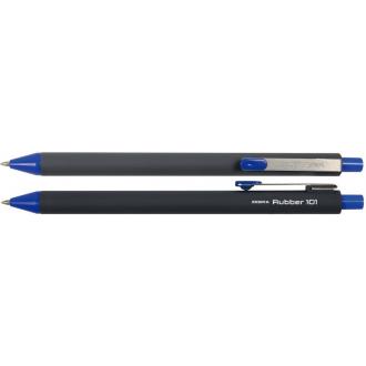 Ручка шариковая Zebra RUBBER 101 GRIP, 0,7мм, синий - Officedom (1)