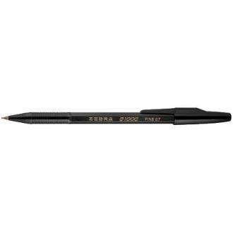 Ручка шариковая 0,7мм B1000, черный, ZEBRA - Officedom (1)