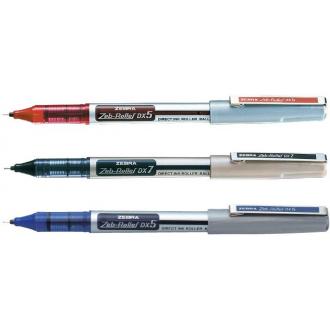 Ручка роллерная 0,5мм zeb-roller dx5, синий, ZEBRA - Officedom (1)