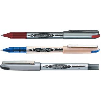 Ручка роллерная 0,5мм zeb-roller ax5, синий, ZEBRA - Officedom (1)