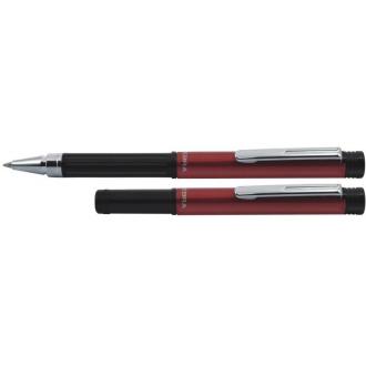 Ручка шариковая M-5 mini, корпус бордовый , 0,7 мм, синий - Officedom (1)