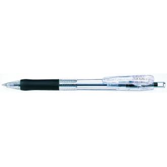 Ручка шариковая автом. Tapli Clip BP Extra 0,5 мм, черный - Officedom (1)
