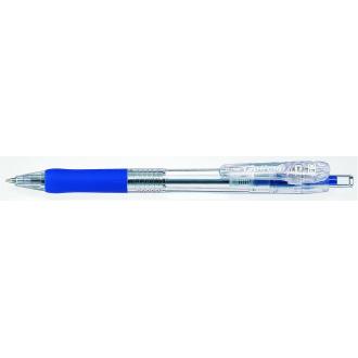 Ручка шариковая автом. Tapli Clip BP Extra 0,5 мм, синий - Officedom (1)