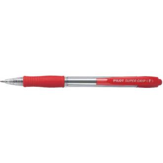 Ручка шариковая автом. 0,7мм SUPER GRIP, красный, Pilot - Officedom (1)