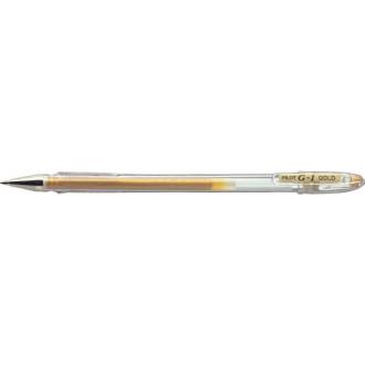 Ручка гелевая Pilot G-1 GEL TYPE INK METALLIC 0,7 мм, золотистый - Officedom (1)