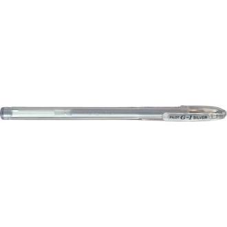 Ручка гелевая Pilot G-1 GEL TYPE INK METALLIC 0,7 мм, серебристый - Officedom (1)
