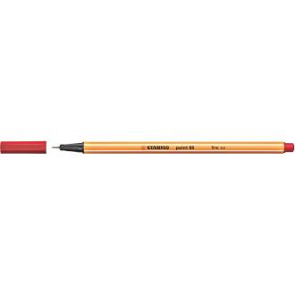 Ручка капиллярная 0,4мм point 88, красный, Stabilo (88/<wbr>40) - Officedom (1)