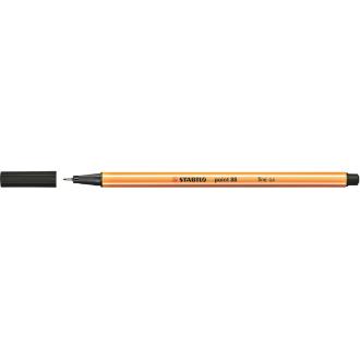 Ручка капиллярная Stabilo point 88, 0,4 мм, черный (88/<wbr>46) - Officedom (1)