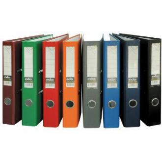 Папка-регистратор INDEX Eco А4 с бок. карманом, 50мм, оранжевый - Officedom (1)