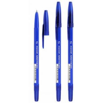 Ручка шариковая СТАММ РК20 "Тонкая линия письма", 0,7 мм, синий - Officedom (1)