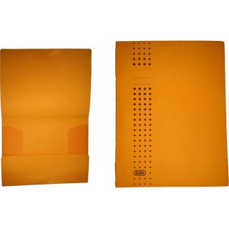 Папка картонная Elba, А4, 320гр, с 3 клапанами, желтая - Officedom (1)