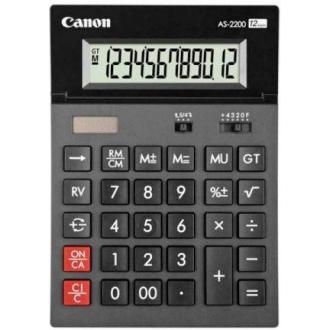 Калькулятор Canon AS-2200, 12 разрядов, 198х140х34 мм - Officedom (1)