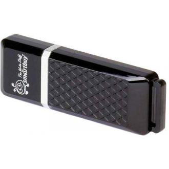 Флэш-накопитель Smartbuy Quartz Black, USB 2.0, 8 GB - Officedom (1)