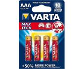 Батарейка Varta Max Tech Micro, AAA/<wbr>LR3, 4 шт | OfficeDom.kz