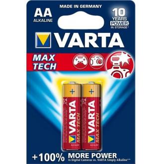 Батарейки Varta Longlife Max Power Mignon, AA/<wbr>LR6, 2 шт/<wbr>уп - Officedom (1)