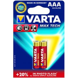 Батарейка Varta Max Tech Micro, AAA/<wbr>LR3, 2 шт - Officedom (1)