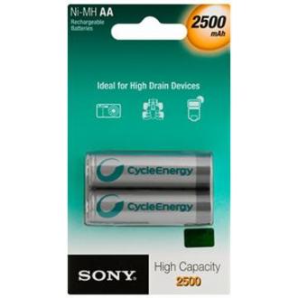 Аккумуляторы Sony АA, NH-2500 мАh, 2 шт/<wbr>уп - Officedom (1)