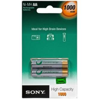 Аккумуляторы Sony ААA, NH-1000 мА, 2 шт/<wbr>уп - Officedom (1)