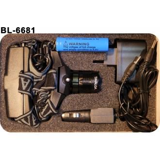 Фонарь наголовный Tavalga BL-6681, батарейки сзади, 3200 mAh, зарядное устр. в комплекте - Officedom (1)