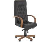 Кресло для руководителя FIDEL, LUX EX LE-A, 1.031, черный | OfficeDom.kz