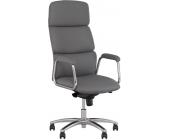 Кресло для руководителя CALIFORNIA STEEL CHROME, черный | OfficeDom.kz