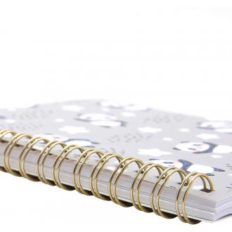 Блокнот Панда на спирали/ личный дневник/<wbr>дневник для девочки/<wbr>блокнот для девочки/<wbr>маленький блокнот 60 листов, 105*142мм - Officedom (5)